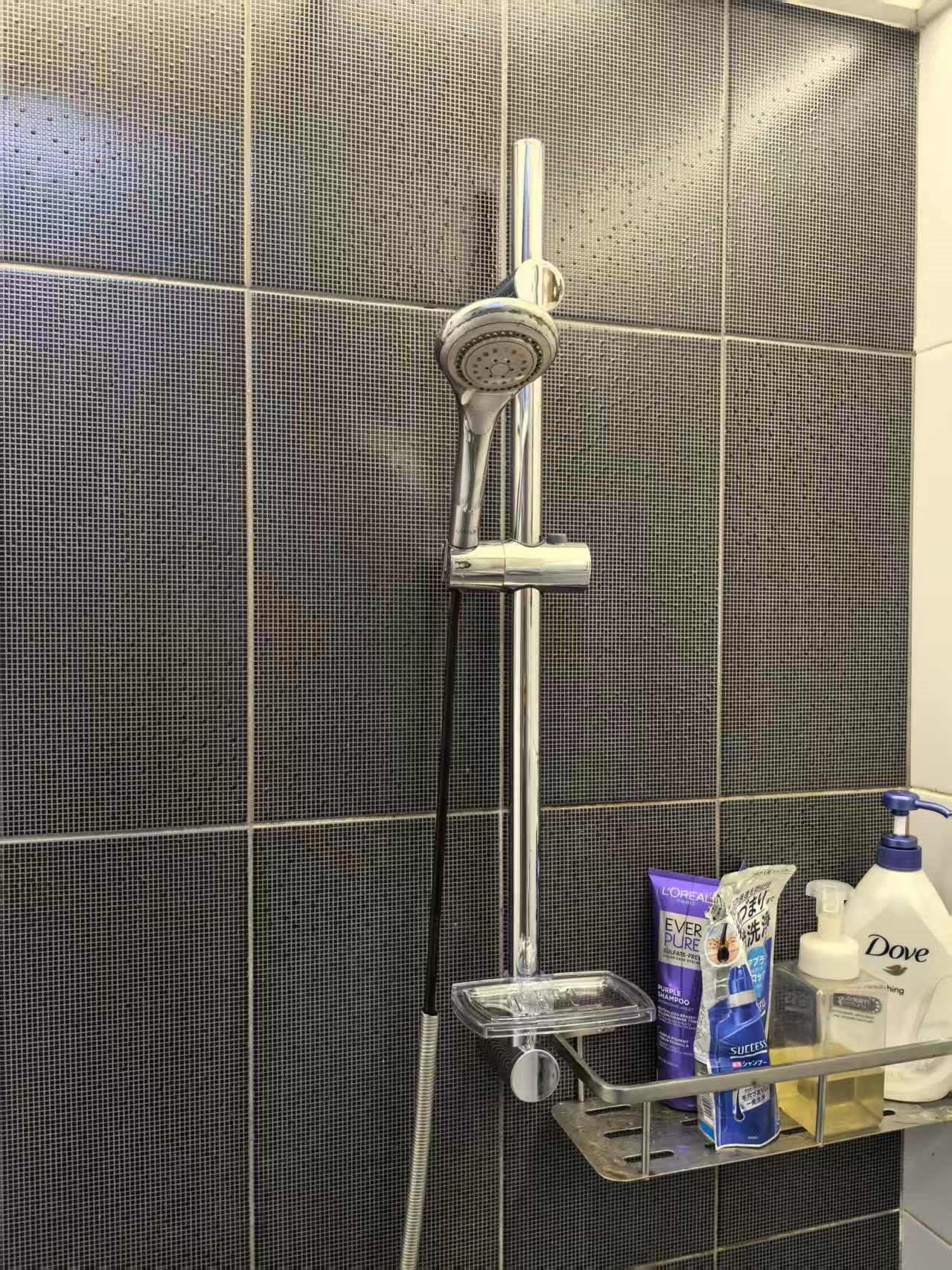 Bathroom installation work in progress